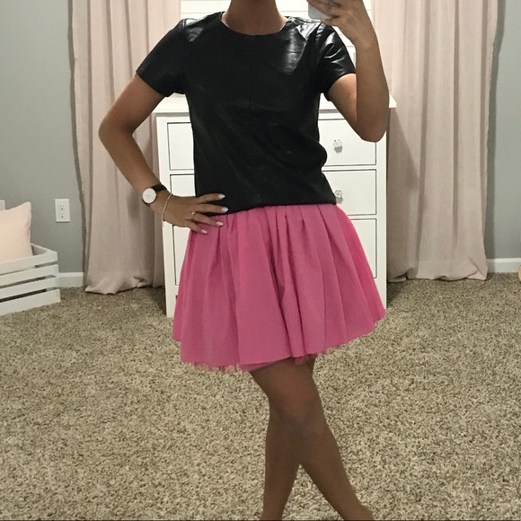 Express Leather Shirt Like New - Picture 7 of 7